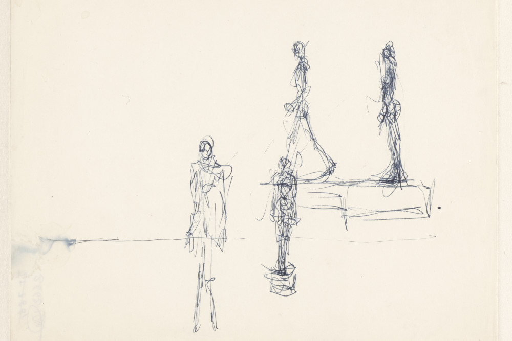 Hommes qui marchent - Giacometti - Cantini