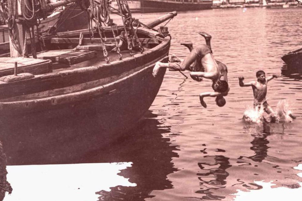 Detaille enfants vieux port